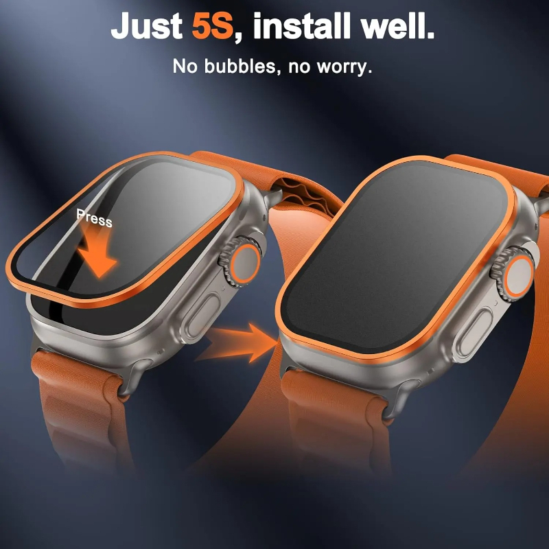 Vidro temperado para Apple Wat - Smartwatch Apple Watches For Men avaliação e preço
