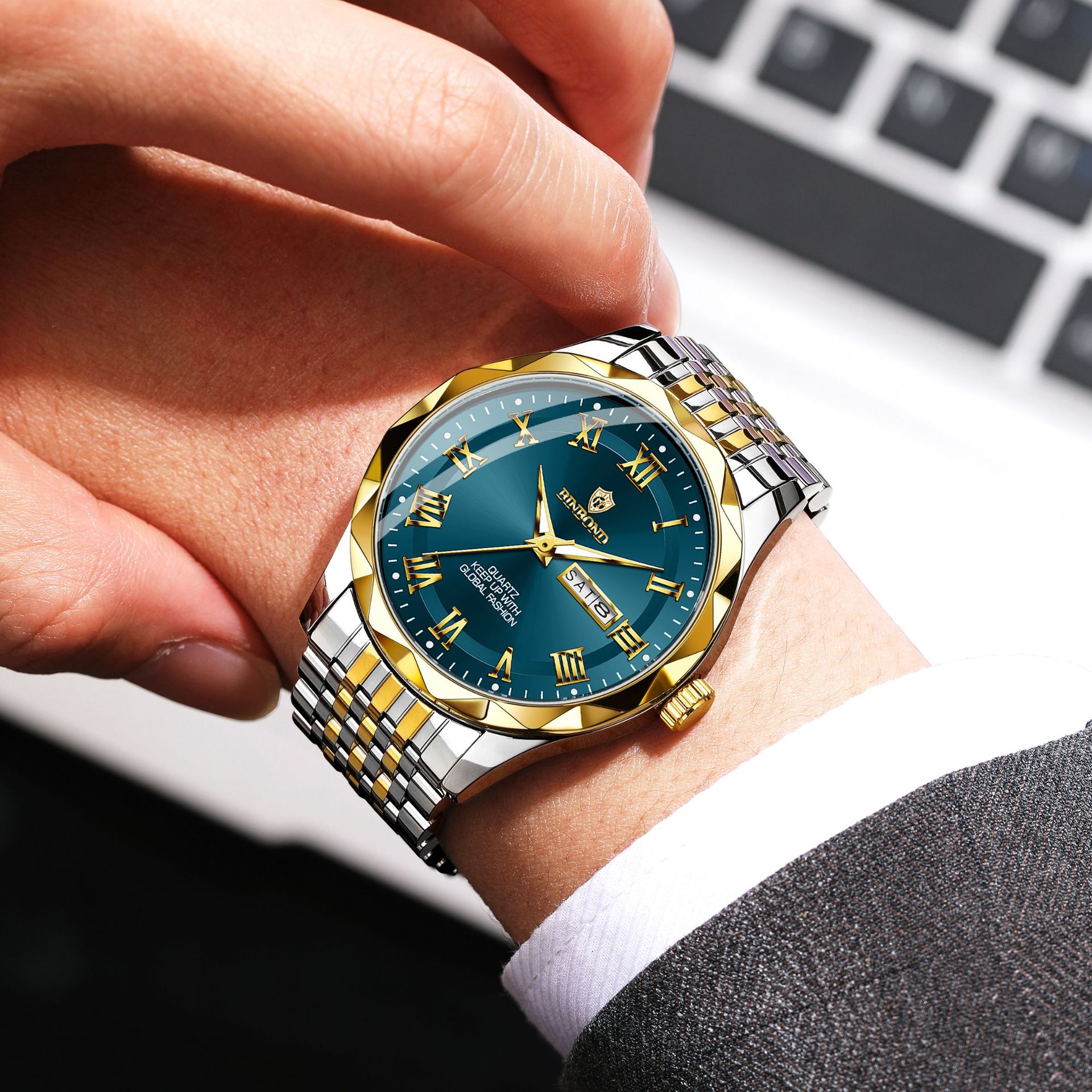 Relógios de Pulso de Quartzo d - Smartwatch Casual Watches For Men avaliação e preço