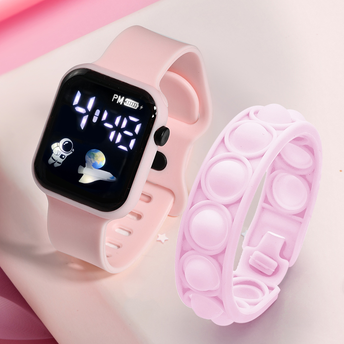 Relógio eletrônico esportivo i - Smartwatch Watches Gift For Girls avaliação e preço